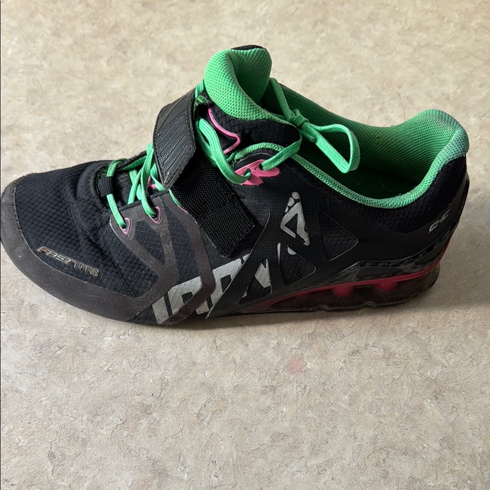 Black and Green FastFit Athletic Shoe